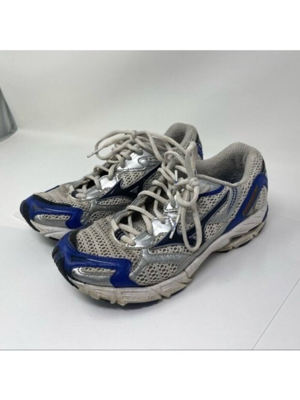 Mizuno Wave Inspire 4 White Green Running Shoes Womens Sz 7